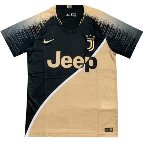 Camiseta Entrenamiento Juventus 2019-20 Negro Amarillo